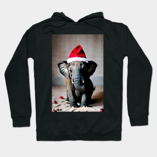 Christmas Elephant (Christmas Animals) Hoodie
